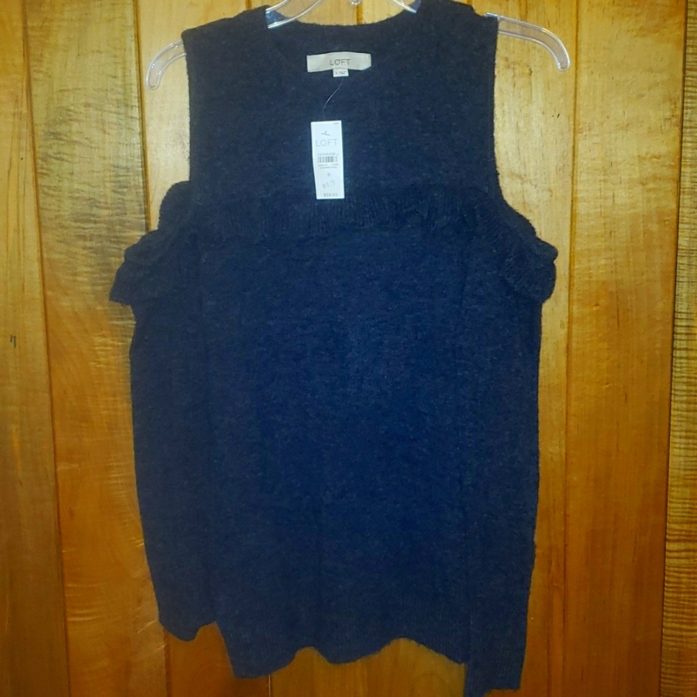 Loft shoulderless sweater